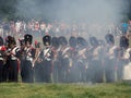 Waterloo, Belgium - June 18 2017: Scenes from the reenactment of