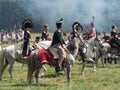 Waterloo, Belgium - June 18 2017: Scenes from the reenactment of