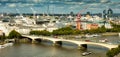 Waterloo Bridge River Thames Royalty Free Stock Photo