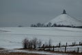 Waterloo in the snow Royalty Free Stock Photo
