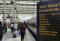 Waterloo Station ticket gates Royalty Free Stock Photo