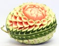 Watermelon Asian Fruit Carving