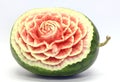 Watermelon Asian Fruit Carving