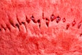 Watermelon background. Summer background - the flesh of ripe watermelon. A piece of juicy ripe watermelon