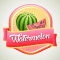 Watermelon badge