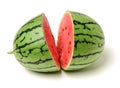Watermelon and big slice Royalty Free Stock Photo