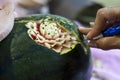 Watermelon Carving Art of Thailand