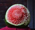 Watermelon carving flowers