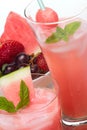 Watermelon cocktail and fresh Royalty Free Stock Photo