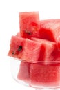 Watermelon cubes Royalty Free Stock Photo