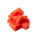 Watermelon Cuts Isolated