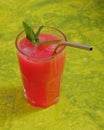 Watermelon drink in glass Royalty Free Stock Photo