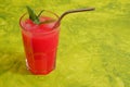 Watermelon drink in glass Royalty Free Stock Photo