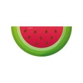 Watermelon fresh delicious portion fruit isolated style icon Royalty Free Stock Photo