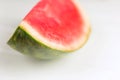 Watermelon fresh fruit in row isolated assortment clipping pat on white Royalty Free Stock Photo