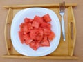 Cut watermelon fruit food red water-melon citrullus lanatus pasteque sliced pieces summer-fruit sandia melancia photo