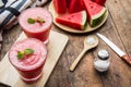 Watermelon fruit mix smoothie for health refreshing for drink Royalty Free Stock Photo