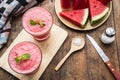 Watermelon fruit mix smoothie for health refreshing for drink Royalty Free Stock Photo