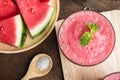 Watermelon fruit mix smoothie for health refreshing for drink Royalty Free Stock Photo