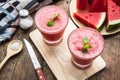 Watermelon fruit mix smoothie for health refreshing for drink Royalty Free Stock Photo