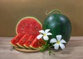 Watermelons ,Fruits Royalty Free Stock Photo