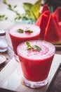 Watermelon Fruit Smoothie juice for health Royalty Free Stock Photo