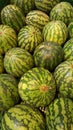 Watermelon. Fruit and vegetable shop. Watermelons Royalty Free Stock Photo