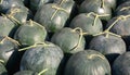 Watermelon fruits for sale in southern Vietnam Royalty Free Stock Photo