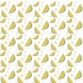 Watermelon fruits sliced pattern for funny food backgrounds