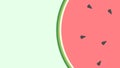 Watermelon on green background. Fresh fruit. Juice