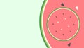 Watermelon on green background. Fresh fruit. Juice