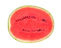 Watermelon half section