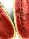 Watermelon halves Royalty Free Stock Photo