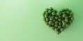 Watermelon heart shape Royalty Free Stock Photo