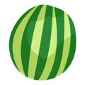 Watermelon icon, cartoon style Royalty Free Stock Photo