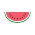 Watermelon icon, simple design, Watermelon icon clip art.