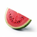 watermelon isolate ,white background - generative Ai illustration Royalty Free Stock Photo