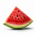 watermelon isolate ,white background - generative Ai illustration Royalty Free Stock Photo