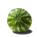 Watermelon isolate on a white background with shadow overlay a Royalty Free Stock Photo