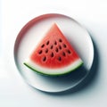 watermelon isolated on white background