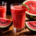 Watermelon juice fresh blended watermelon fruit drink, think smoothie nectar