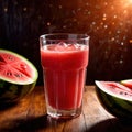 Watermelon juice fresh blended watermelon fruit drink, think smoothie nectar