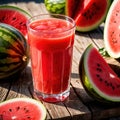 Watermelon juice fresh blended watermelon fruit drink, think smoothie nectar