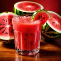 Watermelon juice fresh blended watermelon fruit drink, think smoothie nectar