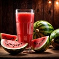 Watermelon juice fresh blended watermelon fruit drink, think smoothie nectar