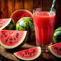 Watermelon juice fresh blended watermelon fruit drink, think smoothie nectar