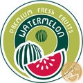 Watermelon label