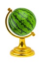 Watermelon like a globe