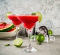 Watermelon margarita cocktail Royalty Free Stock Photo