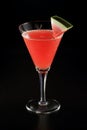 Watermelon Martini, classic drink with vodka Royalty Free Stock Photo